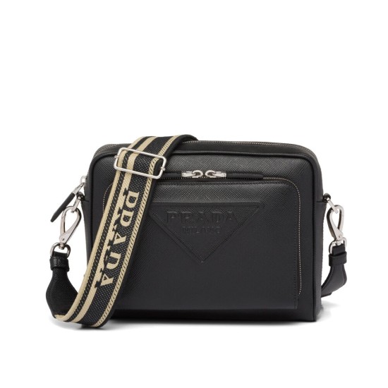 fedele Borsa a Spalla Prada Pelle Saffiano 2VH152 Nera