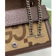 Gucci Dionysus Jumbo GG Super Mini Borse Firmate Replica 476432 Marrone