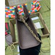 Gucci Ophidia Borsa Piccola Con Web 693724 Blu Scuro
