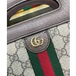 Gucci Ophidia Borsa Piccola Con Web 693724 Blu Scuro