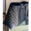 Gucci Ophidia Tote Media Con Web 631685 Nero