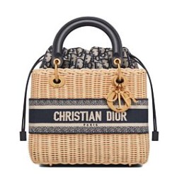 Christian Dior Borse Imitazioni Lady Dior media albicocca