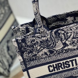 Christian Dior Imitazioni borse griffate piccola Dior Book Tote blu scuro Christian Dior Imitazioni borse griffate piccola Dior Book Tote blu scuro