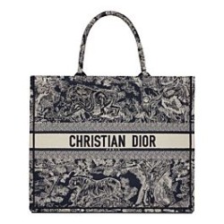 Imitazione Christian Dior Borse Replica Alta Qualità grande libro Dior blu scuro