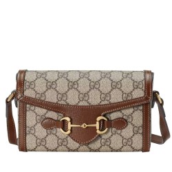 Replica Perfetta mini Gucci Horsebit 1955 699296 Marrone
