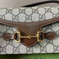 Replica Perfetta mini Gucci Horsebit 1955 699296 Marrone Replica Perfetta mini Gucci Horsebit 1955 699296 Marrone