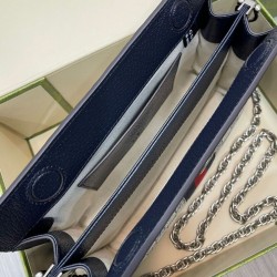 Borsa Replica 1:1 a tracolla piccola Gucci Ophidia GG 503877 blu scuro Borsa Replica 1:1 a tracolla piccola Gucci Ophidia GG 503877 blu scuro