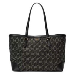 Gucci Ophidia Tote Media Con Web 631685 Nero
