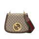 Borsa A Tracolla Media Gucci Con Incastro Rotondo G 699210 Caffè Scuro Borsa A Tracolla Media Gucci Con Incastro Rotondo G 699210 Caffè Scuro