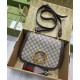 Borsa A Tracolla Media Gucci Con Incastro Rotondo G 699210 Caffè Scuro Borsa A Tracolla Media Gucci Con Incastro Rotondo G 699210 Caffè Scuro