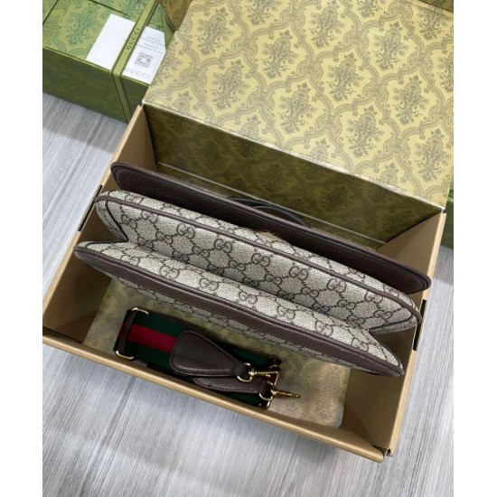 Borsa A Tracolla Media Gucci Con Incastro Rotondo G 699210 Caffè Scuro Borsa A Tracolla Media Gucci Con Incastro Rotondo G 699210 Caffè Scuro