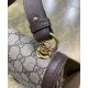 Borsa A Tracolla Media Gucci Con Incastro Rotondo G 699210 Caffè Scuro Borsa A Tracolla Media Gucci Con Incastro Rotondo G 699210 Caffè Scuro