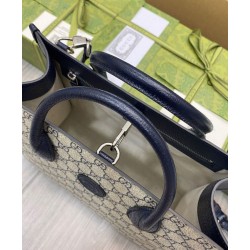Borse Imitazioni Gucci Small Tote Con Incastro G 659983 Blu Scuro Borse Imitazioni Gucci Small Tote Con Incastro G 659983 Blu Scuro