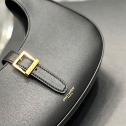 Imitazione YSL Saint Laurent Borsa Hobo Le Fermoir Pelle Lucida Nera Imitazione YSL Saint Laurent Borsa Hobo Le Fermoir Pelle Lucida Nera