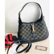 Imitazione Borsa a tracolla piccola Gucci Jackie 1961 678843 nera