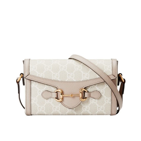 Imitazione Borse Replica mini Gucci Horsebit 1955 699296 Crema