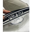 Imitazione Qualità superiore replica Triangolo Prada Saffiano Crema