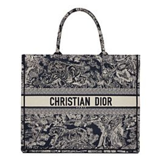 Imitazione Christian Dior Borse Replica Alta Qualità grande libro Dior blu scuro