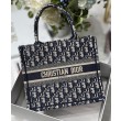 Imitazione Christian Dior Borsa piccola Dior Book Tote blu scuro