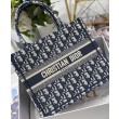 Imitazione Christian Dior Borsa piccola Dior Book Tote blu scuro