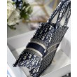 Imitazione Christian Dior Borsa piccola Dior Book Tote blu scuro