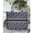 Imitazione Christian Dior Borsa piccola Dior Book Tote blu scuro