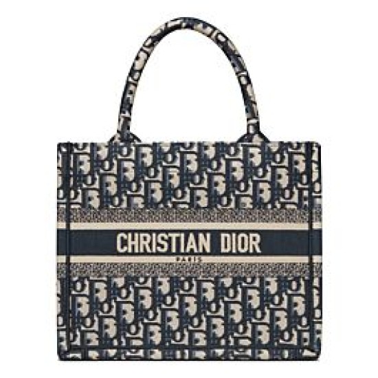 Imitazione Christian Dior Borsa piccola Dior Book Tote blu scuro