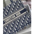 Imitazione Christian Dior Borsa piccola Dior Book Tote blu scuro