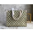 LV Onthego MM Borse Firmate Replica M46060
