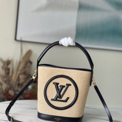 Borsa a secchiello Louis Vuitton Petit Rafia M59961 Borsa a secchiello Louis Vuitton Petit Rafia M59961