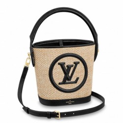 Borsa a secchiello Louis Vuitton Petit Rafia M59961