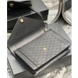 YSL Saint Laurent Gaby Satchel Pelle Di Agnello Trapuntata Nera