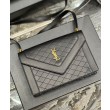 YSL Saint Laurent Gaby Satchel Pelle Di Agnello Trapuntata Nera