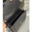 YSL Saint Laurent Gaby Satchel Pelle Di Agnello Trapuntata Nera