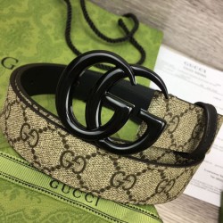 Miglior Prezzo Cintura sottile Gucci GG Marmont 414516 Marrone Replica