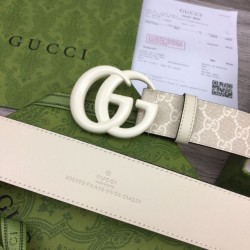 Sito Replica Cintura larga Gucci GG Marmont 400593 40mm Bianca imitazioni Miglior Prezzo Cintura larga Gucci GG Marmont 400593 40mm Bianca Replica