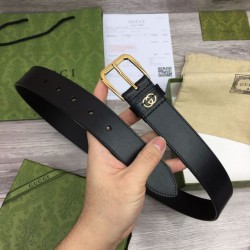 Sito Replica Cintura Gucci con fibbia quadrata e Interlocking G 673921 Nera imitazioni Miglior Prezzo Cintura Gucci con fibbia quadrata e Interlocking G 673921 Nera Replica