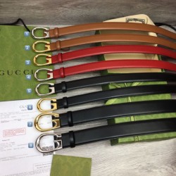 Sito Replica Cintura sottile Gucci con fibbia G 655566 Rossa imitazioni Miglior Prezzo Cintura sottile Gucci con fibbia G 655566 Rossa Replica