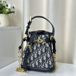 Miglior Prezzo Borse Replica Christian Dior piccola C'est Dior Blu Dior Oblique Jacquard 