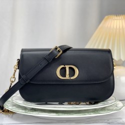 Miglior Prezzo Borsa Christian Dior 30 Montaigne Avenue scatola nera in pelle di vitello Replica
