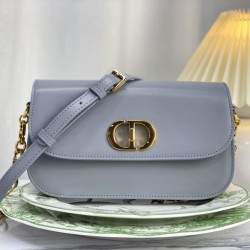 Miglior Prezzo Borsa Replica 1:1 Christian Dior 30 Montaigne Avenue in pelle di vitello grigia 