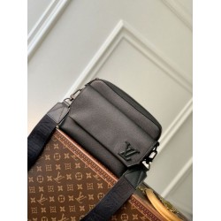 Borse Firmate Replica LV Fastline Messenger LV Aerogram M22482 Nera