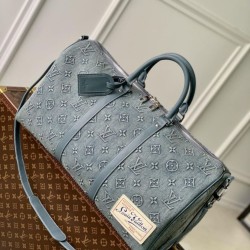 Miglior Prezzo Qualità superiore replica da viaggio Louis Vuitton Keepall Bandoulière 50 M22532 Replica