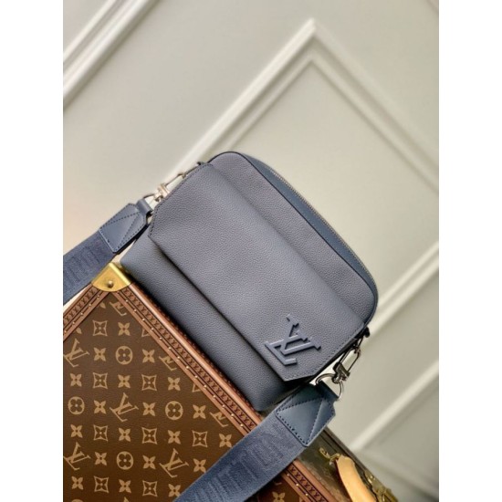 Miglior Prezzo Borse Firmate Replica Louis Vuitton Fastline Messenger Louis Vuitton Aerogram M22611 Blu 