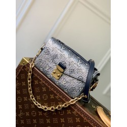 Borsa Louis Vuitton Louis Vuitton M22834 Pochette Métis East West Blu Borsa Louis Vuitton Louis Vuitton M22834 Pochette Métis East West Blu