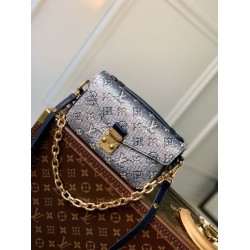 Borsa Louis Vuitton Louis Vuitton M22834 Pochette Métis East West Blu