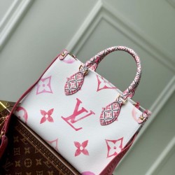 Sito Replica Borse Louis Vuitton OnTheGo PM M22976 Rosa imitazioni Miglior Prezzo Borse Replica Louis Vuitton OnTheGo PM M22976 Rosa