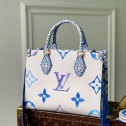 Miglior Prezzo Borsa Louis Vuitton OnTheGo PM M22976 Blu Replica