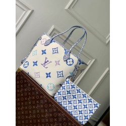 Borsa tote Louis Vuitton Neverfull MM M22979 Blu Borsa tote Louis Vuitton Neverfull MM M22979 Blu
