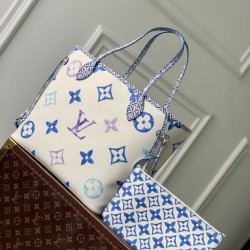 Sito Replica Borsa tote Louis Vuitton Neverfull MM M22979 Blu imitazioni Miglior Prezzo Borsa tote Louis Vuitton Neverfull MM M22979 Blu Replica